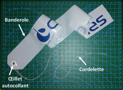 Fig. 1: Banderole en polyéthylène