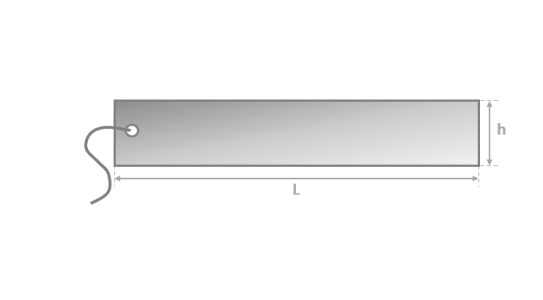 Fig. 2: Proportions d'une banderole