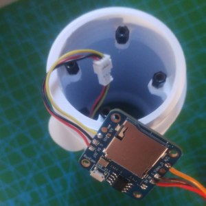 Fig. 5: Connection de la caméra à l'enregistreur