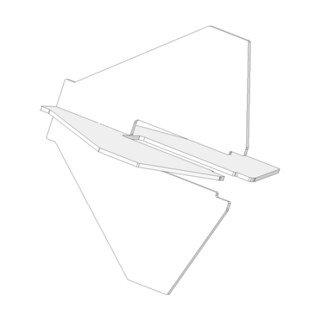 Fig. 1: Empennage de la Berry Rocket Mini