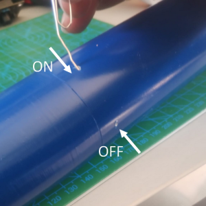 Fig. 4.5.37: Mise ON/OFF de la fusée assemblée