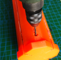 Fig. 3: Perçage des trous de fixation de la virole