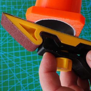 Fig. 6: Ponçage du tube PVC